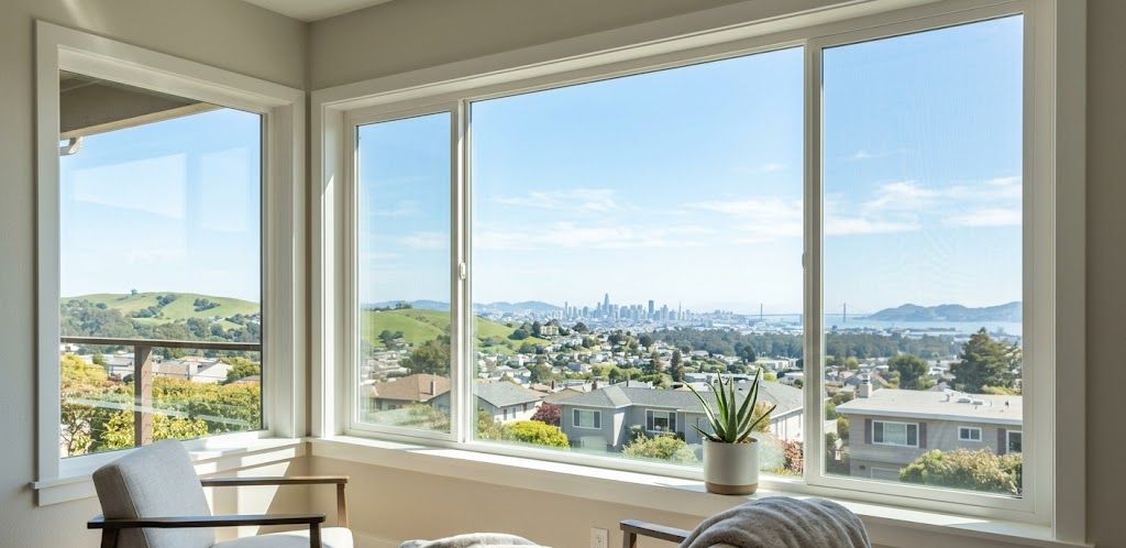 windows view in bay area.